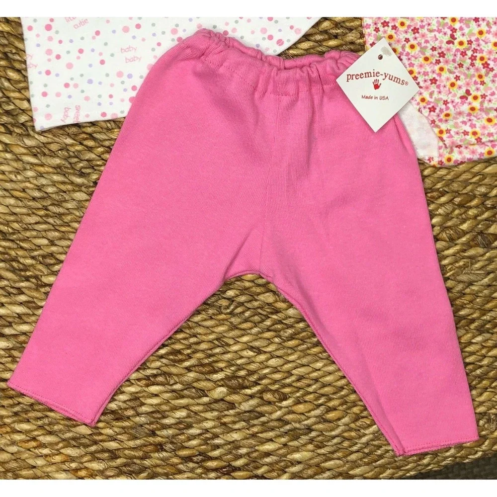 New‎ 11-15 LB Newborn 4Pc Baby Girls Pink Newborns Babies Girl Flowers Floral